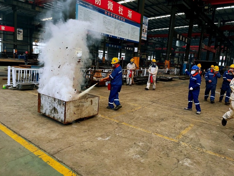 Eihe Steel Structure ດໍາເນີນການເຈາະໄຟຂອງ 