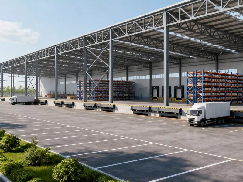 ການກໍ່ສ້າງສູນການຈໍາຫນ່າຍໂຄງສ້າງເຫຼັກ